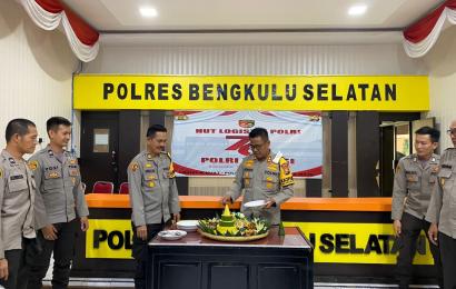 Polres Bengkulu Selatan Peringati HUT Logistik Polri ke-76  