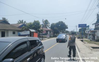 Antisipasi Tindak Pidana 3C, Polsek Semidang Alas Maras Patroli KRYD Siang
