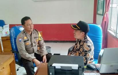 Bhabinkamtibmas Polsek Ketahun Gencar Lakukan Cooling System Jelang Pemilu 2024