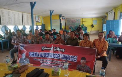 Kapolsek Giri Mulya Hadiri Musrenbang di Desa Tanjung Anom
