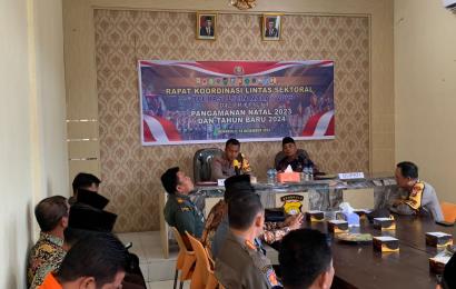 Kesiapan Pengamanan Nataru, Polres Kaur Gelar Rakor Lintas Sektoral 