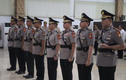 Kapolda Bengkulu Pimpin Sertijab 3 PJU Dan Kapolresta Bengkulu
