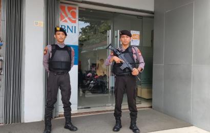 Pengamanan di Objek Vital, Polres Kaur Cek ATM dan Bank 
