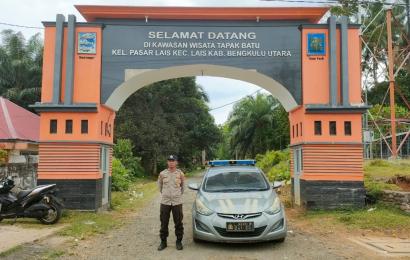 Libur Natal, Polsek Lais Monitoring Objek Wisata Tapak Batu