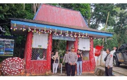 Berikan Rasa Aman Libur Natal Polres BU Hadir Diobyek Wisata