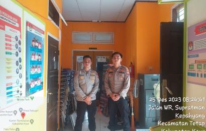 Patroli di Seputaran Kantor KPUD, Polres Kaur Lakukan Pemeriksaan 