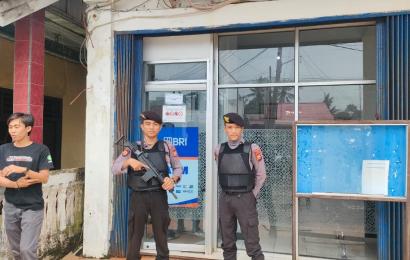 Cek Sitkamtibmas di Objek Vital, Polres Kaur Patroli di ATM 