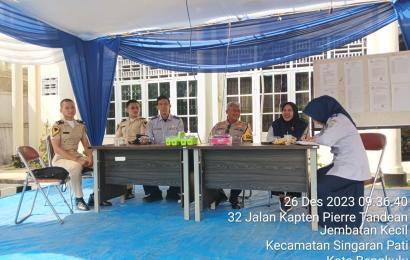 Jalin Sinergitas, Dirlantas Polda Bengkulu Pantau Posko Pengawasan Transportasi Natal dan Tahun Baru 2024