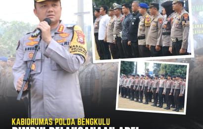 Pimpin Apel OMB, Kabid Humas Tekankan Jaga Netralitas Polri