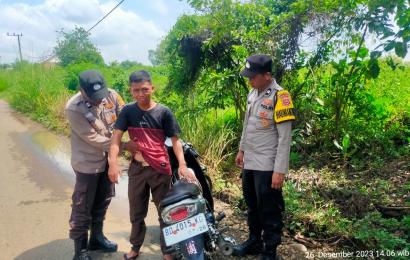 Razia Sajam dan Senjata Api, Polsek Kotapadang Perketat Keamanan di Jalur Lintas Kotapadang – PU.Tanding