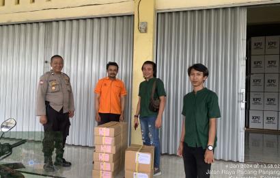 Logistik Alat Bantu Coblos Tuna Netra Pemilu 2024, Kembali Diterima KPU Bengkulu Selatan 