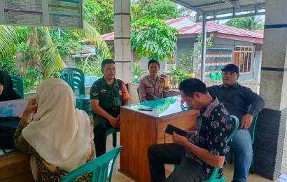 Bhabinkamtibmas Polsek Kota Manna Menghadiri Sertifikasi Balai Kemasyarakatan Desa Gelumbang Tahun 2023