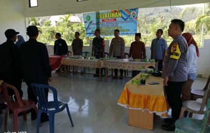 Kapolsek Lebong Selatan Jadi Narasumber Sosialisasi dan Pelatihan Linmas