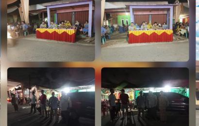 Patroli Keliling Malam Hari, Polsek Muara Bangkahulu Imbau Warga Waspada Kejahatan 3C 