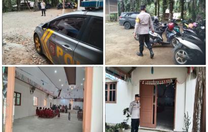 Berikan Rasa Aman, Polsek Kampung MeLayu Lakukan Pengamanan  Ibadah Mingguan di Gereja GPI Sumber Jaya
