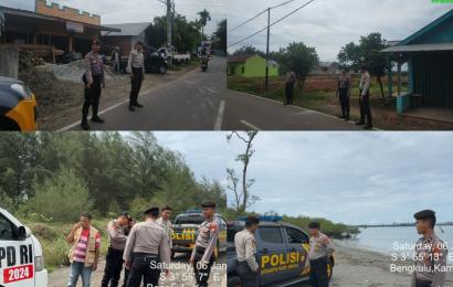 Patroli, Sub Satgas OMB Polresta Bengkulu Laksanakan Pengamanan Kampanye Calon Anggota DPD RI Destita