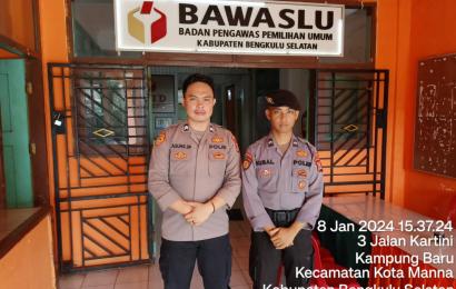 Jelang Pemilu Serentak Tahun 2024, Satgas Preventif OMB  Polres BS Patroli ke KPU, Bawaslu dan Gudang Logistik    