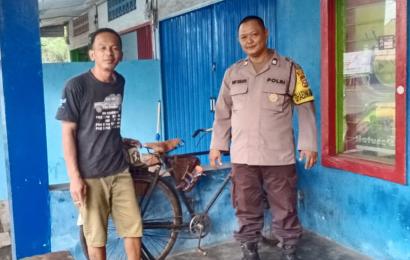 Sambang Silahturahmi dengan Masyarakat, Polsek Kampung Melayu Sampaikan Imbauan Kamtibmas 