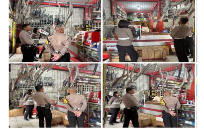 Sambangi Toko Spare Part Kendaraan, Sat Lantas Polresta Bengkulu Sampaikan Imbauan Larangan Penjualan Knalpot Brong