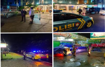 Antisipasi Terhadap Tindak Pidana, Polsek Ratu Agung Patroli Keliling di Wilkum 