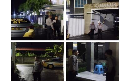 Harkamtibmas, Polsek Gading Cempaka Patroli Dialogis Bersama Petugas Jaga Perumahan Cimanuk Town House