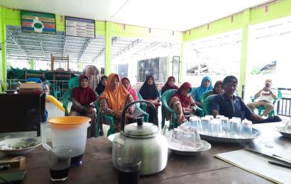 Kanit Binmas Hadiri Musyawarah Tapal Batas Area Persawahan, Ajak Warga Wujudkan Sitkamtibmas yang Kondusif Jelang Pemilu Tahun 2024