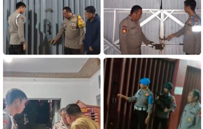 Satgas Preventif Subsatgas Polresta Bengkulu Patroli KPU Kota Bengkulu 