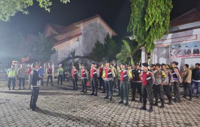Polres BS Gelar KRYD, Untuk Wujudkan Kondusifitas Kamtibmas Pada Tahapan Masa Kampanye  