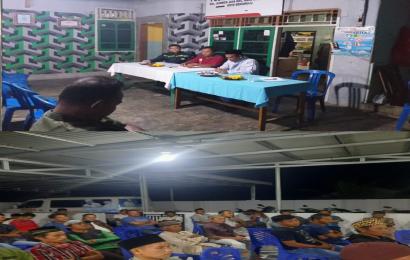 Bhabinkamtibmas Polsek Kampung Melayu Hadiri Kegiatan Pemilihan Ketua RT 07 Kelurahan Sumber Jaya 