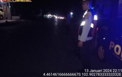 Pastikan Situasi Kamtibmas yang Aman dan Kondusif jelang Pemilu, Polsek Kota Manna Gelar Patroli KRYD