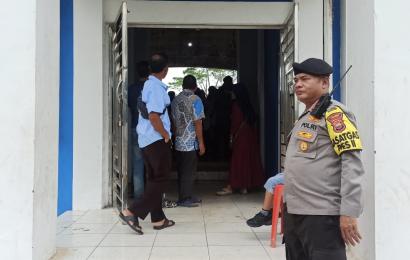 Polsek Lebong Atas Laksanakan Pengamanan Kampanye Calon DPD RI