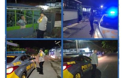 Patroli Malam, Polsek Ratu Agung Antisipasi Gangguan Kamtibmas 