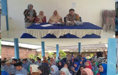 Bhabinkamtibmas, Hadiri Musrenbang Desa di Kelurahan Sumber Jaya
