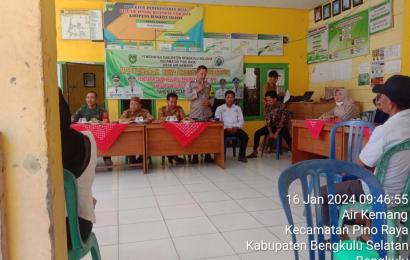 Musyawarah Desa Khusus Desa Air Kemang Tetapka Calon Penerima Bantuan Langsung Tunai 