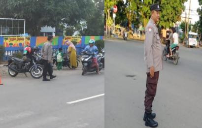 Personel Polsek Kampung Melayu, Hadir di Tengah Masyarakat Laksankan Commander Wish 