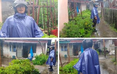 Antisipasi Banjir, Polsek Ratu Samban Bengkulu Pantau Debit Air Sungai Pasca Hujan Lebat