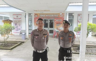 Satgas Preventif OMB Polres BS, Patroli ke Kantor Penyelenggara Pemilu Tahun 2024