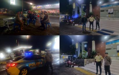 Patroli Antisipasi Gangguan Kamtibmas, Polsek Ratu Agung Sambangi Pemukiman Penduduk dan Objek Vital 