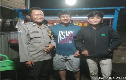 Polsek Selebar Patroli, Pererat Silahturahmi Guna Mendapatkan Informasi Kamtibmas dan Pencegahan Gangguan Kamtibmas 