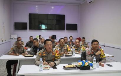 Kapolres Lebong dan PJU Nobar Kegiatan Kapolri dalam Pameran Lukisan dan Pentas Musik di Yogyakarta