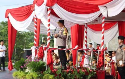 Pimpin Apel Gabungan Pengamanan Pemilu, Kapolresta Bengkulu Tekankan Personel Sukseskan Pemilu Damai dan Kondusif
