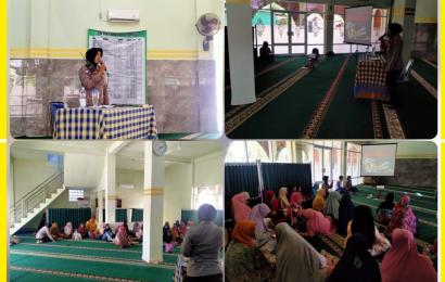 Sat Binmas Polresta Bengkulu, Gelar Pembinaan dan Penyuluhan Polmas Bersama Majelis Taklim Masjid Miftahul Jannah 