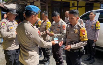 Kasiwas Polres Lebong Laksanakan Pengawasan ke Polsek Jajaran