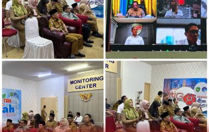 Polresta Bengkulu Ikuti Kegiatan Zoom Meeting Rapat Koordinasi Pengendalian Inflasi Tahun 2024 