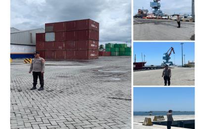 Patroli Gangguan Kamtibmas, Personel Polsek KSKP Pulau Baai KRYD di Pelabuhan  
