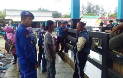 Wujudkan Kamtibmas Kondusif Jelang Pemilu 2024, Polairud Polres BS Patroli ke Perairan Pasar Bawah