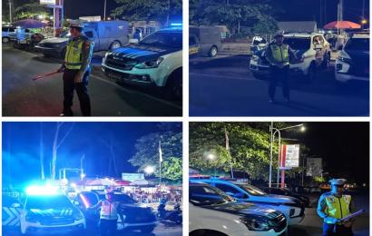 Polresta Bengkulu Patroli Blue Light Cegah Terjadinya Tindak Pidana 3C dan Balap Liar