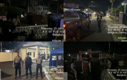 Patroli, Sat Samapta Sambangi Mahasiswa Hingga Pemukiman Penduduk Sampaikan Imbauan Kamtibmas 