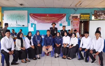Bhabinkamtibmas Polsek Lebong Atas Hadiri Pelantikan KPPS Desa Tabeak Blau dan Desa Tik Tebing