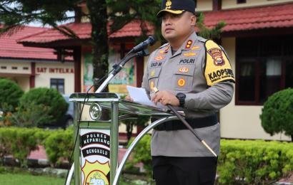 Kapolres Kepahiang Pimpin Apel Kesiapan Pengamanan Pemilu Tahap Pungut Suarakapolres Kepahiang Pimpin Apel Kesiapan Pengamanan Pemilu Tahap Pungut Suara